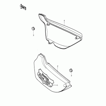 SIDE COVERS ('78 C1/C1A)