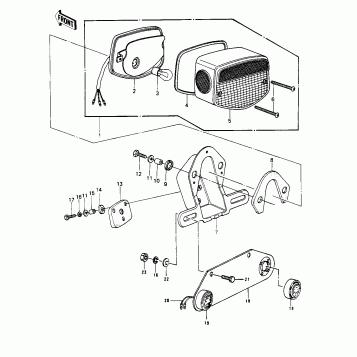 TAILLIGHT ('78 C1/C1A)