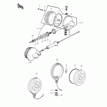 TURN SIGNALS ('78 C1/C1A)