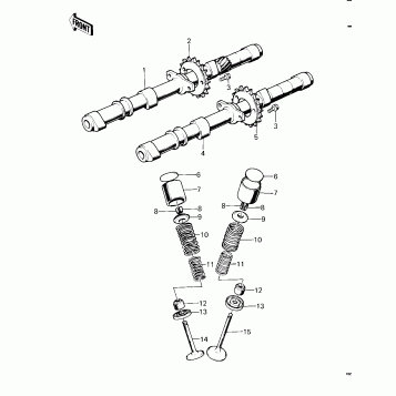 CAMSHAFTS/VALVES ('79-'81 C2/C3/C4)