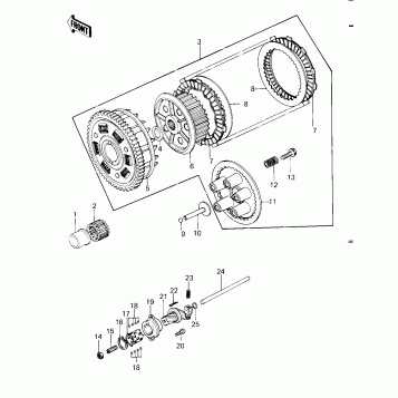 CLUTCH ('79-'81 C2/C3/C4)