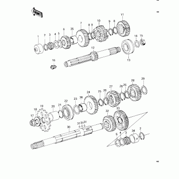 TRANSMISSION ('79-'81 C2/C3/C4)