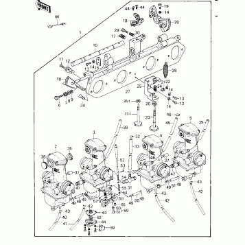 CARBURETOR ASSY ('79-'81 C2/C3/C4)