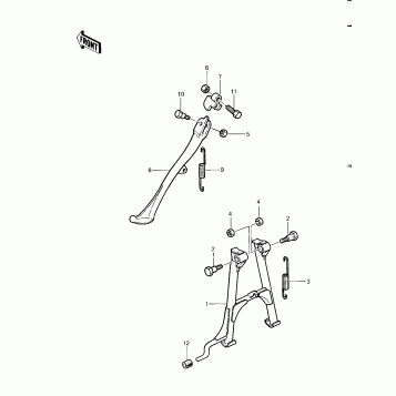 STANDS ('79-'81 C2/C3/C4)