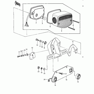TAILIGHT ('79-'81 C2/C3/C4)