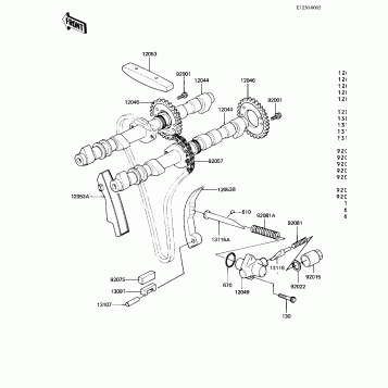 CAMSHAFTS/CHAIN/TENSIONER