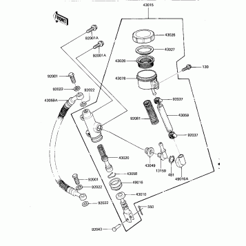 REAR MASTER CYLINDER