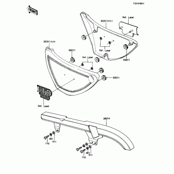 SIDE COVERS/CHAIN COVER
