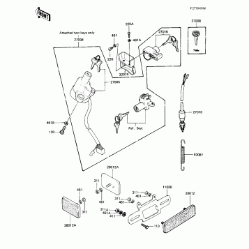 IGNITION SWITCH/LOCKS/REFLECTORS