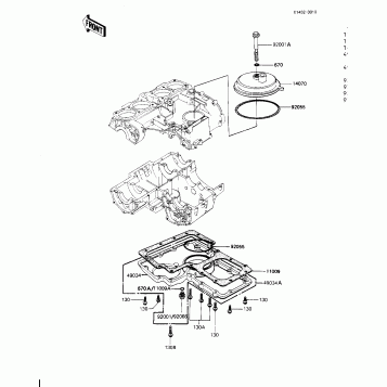 BREATHER COVER/OIL PAN