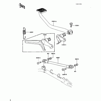 BRAKE PEDAL/TORQUE LINK