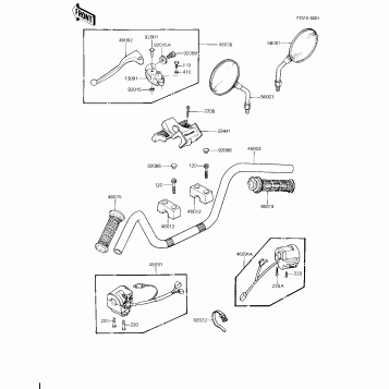 HANDLEBAR (KZ1000-J3) (CANADA)