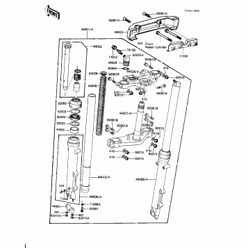 FRONT FORK (KZ1000-J1/J2)
