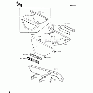 SIDE COVERS/CHAIN COVER