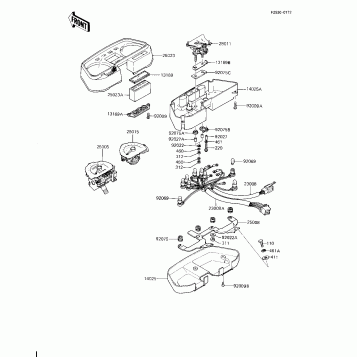 METERS (KZ1000-J3) (CANADA)