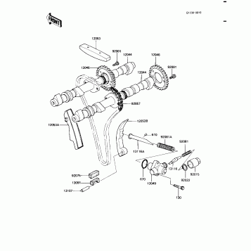 CAMSHAFTS/CHAIN/TENSIONER