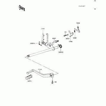 GEAR CHANGE MECHANISM