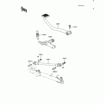 BRAKE PEDAL/TORQUE LINK