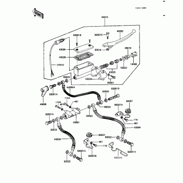 FRONT MASTER CYLINDER