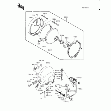HEADLIGHT (KZ1100-A3)