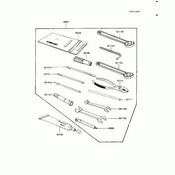 OWNER TOOLS (KZ1100-A1/A2)