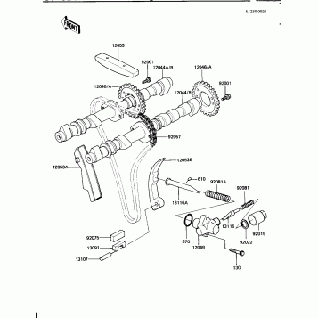CAMSHAFTS/CHAIN/TENSIONER