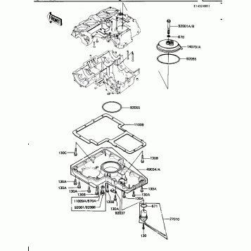 BREATHER COVER/OIL PAN