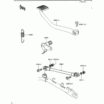 BRAKE PEDAL/TORQUE LINK