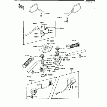 HANDLEBAR (KZ1100-B2)