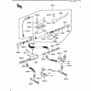 FRONT MASTER CYLINDER (KZ1100-B1)