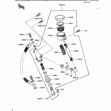 REAR MASTER CYLINDER