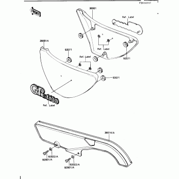 SIDE COVERS/CHAIN COVER