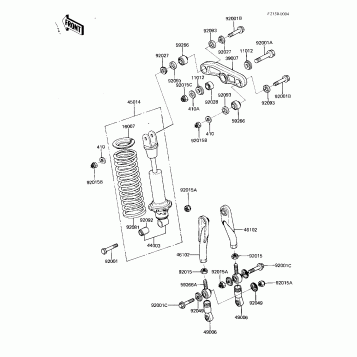 REAR SUSPENSION/SHOCK ABSORBER