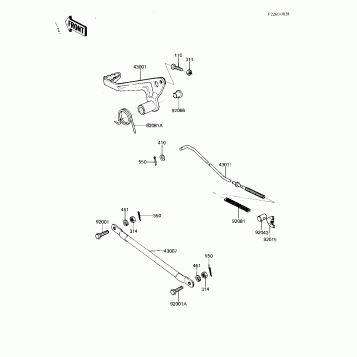 BRAKE PEDAL/TORQUE LINK