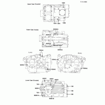 CRANKCASE BOLT & STUD PATTERN