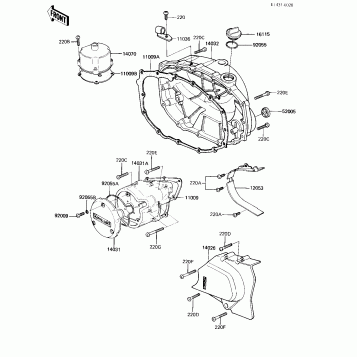 ENGINE COVERS (KZ305-A2)