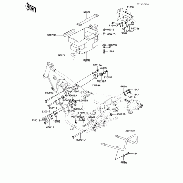 FRAME FITTINGS/BATTERY CASE