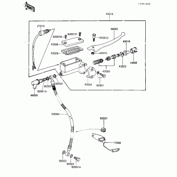 FRONT MASTER CYLINDER