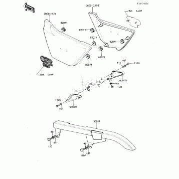 SIDE COVERS/CHAIN COVER