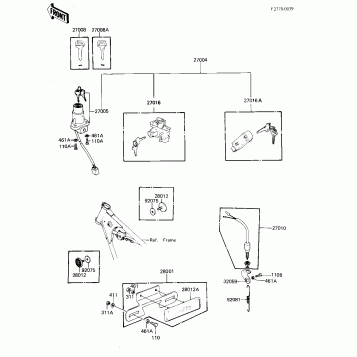 IGNITION SWITCH/LOCKS/REFLECTORS