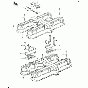 CYLINDER HEAD COVERS
