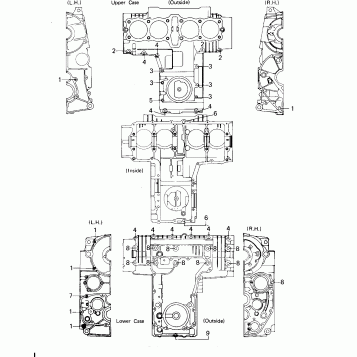 CRANKCASE BOLT & STUD PATTERN