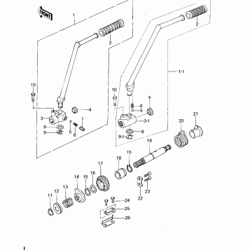 KICKSTARTER MECHANISM