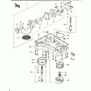 OIL PUMP/OIL FILTER/OIL PAN