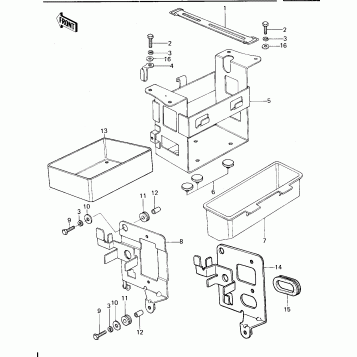 BATTERY CASE/TOOL CASE