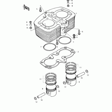 CYLINDER/PISTONS