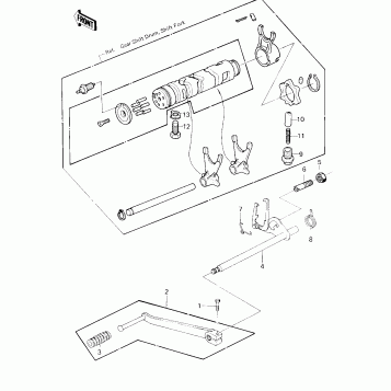 GEAR CHANGE MECHANISM