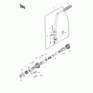 KICKSTARTER MECHANISM