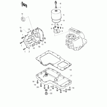 BREATHER COVER/OIL PAN