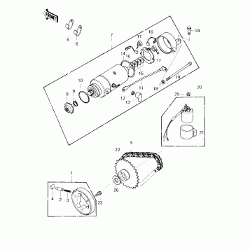 STARTER MOTOR/STARTER CLUTCH